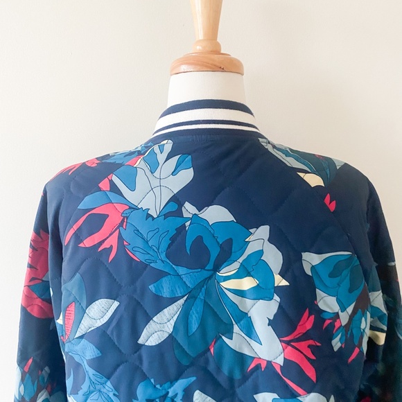 JoyLab Floral quilted bomber jacket XL - Picture 4 of 7